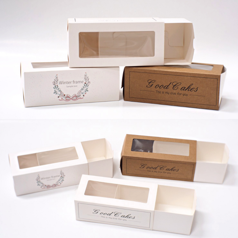 Bakery-Box-5 กล่องแบบลิ้นชัก 17.5x8x6.5 ซม. 5 ใบ