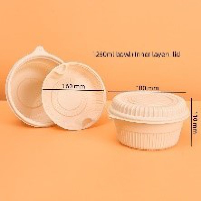 Round bowl JJ- 1250ML bottom +lid+inner layer